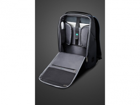 Антикражный рюкзак FlexPackPro для ноутбука 15.6", серый/черный