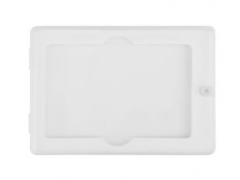 Коробка для флеш-карт «Cell» в шубере, белый прозрачный