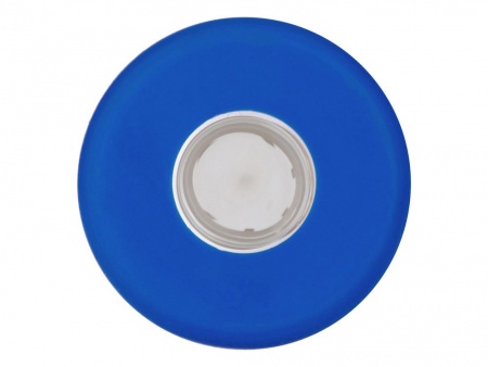 Бутылка для воды стеклянная "Refine", в чехле, 550 мл, синий