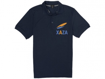 Рубашка поло "Crandall" мужская, темно-синий