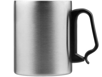 Стальная кружка с двойными стенками "Climber Max", 450 мл, черный