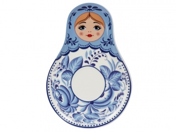 Набор чайный "Гжель": чайная пара, чай