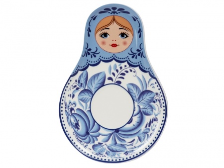 Набор чайный "Гжель": чайная пара, чай