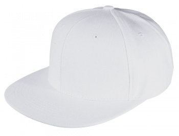 Бейсболка Unit Snapback с прямым козырьком, белая Бейсболка Unit Snapback с прямым козырьком, белая