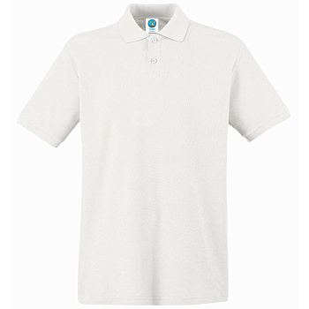 Поло "Apollo", белый_S,  100% х/б, 180 г/м2