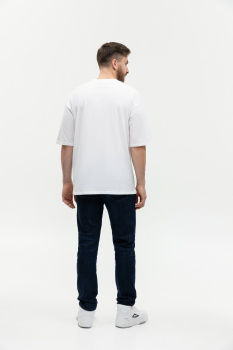 Футболка унисекс оверсайз STAN хлопок 140, 39, Белый,  (10)  (44/XS)