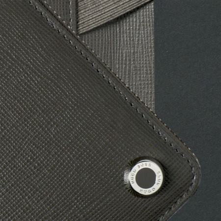 Набор Hugo Boss: органайзер с блокнотом и ручка, серый