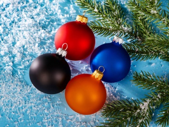 Стеклянный шар красный матовый, заготовка шара 6 см, цвет 12, матовый