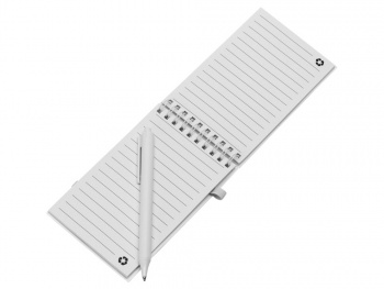 Антибактериальный набор с блокнотом и стаканом  "Safe work", белый