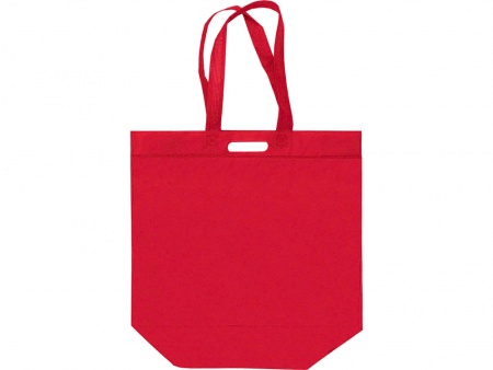 Сумка для покупок из спанбонда Scope, 455*160*380 с ручкой 550/30 мм, красный
