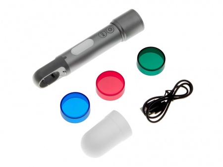 Фонарь аккумуляторный с регулируемым фокусом "Vortez", 9 режимов, 650 Лм