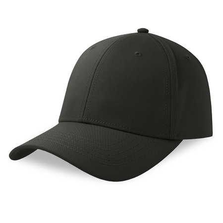 Бейсболка "PITCH", 6 клиньев, черный, 97% полиэстер, 3% эластан, 200  г/м2,L_XL