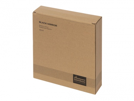 Зеркало из бамбука "Black Mirror", черный