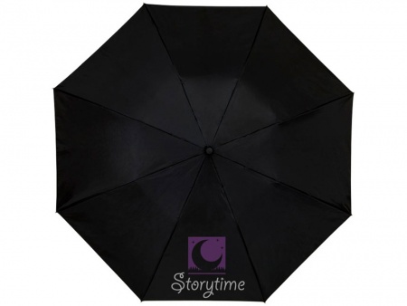 Зонт Clear night sky 21" двухсекционный полуавтомат, черный