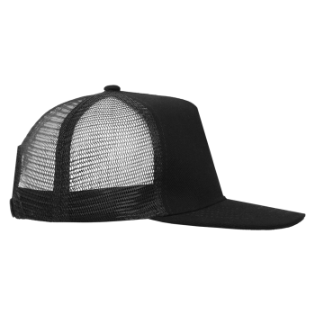 Бейсболка прямой козырёк STAN 5 клиньев хлопок 330, 09, Чёрный,  (20)  (56-58)