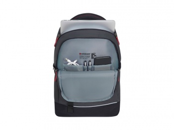 Рюкзак WENGER NEXT Tyon 16", антрацит/черный, переработанный ПЭТ/Полиэстер, 32х18х48 см, 23 л.