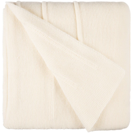 Плед Nessona Alpaca, белый (ванильный)