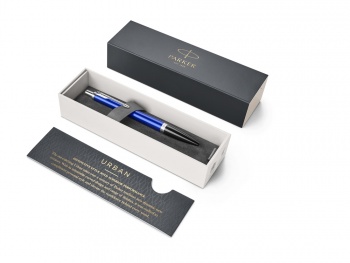 Ручка шариковая «Parker Urban Core Nighsky Blue CT», синий/серебристый Ручка шариковая «Parker Urban Core Nighsky Blue CT», синий/серебристый