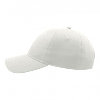 Бейсболка "GREEN CAP", 6 клиньев, метал. застежка, белый, 100% органич. хлопок, плотность 265 г/м2 Бейсболка "GREEN CAP", 6 клиньев, метал. застежка, белый, 100% органич. хлопок, плотность 265 г/м2