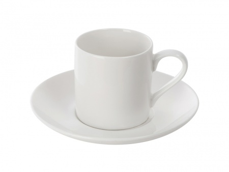 Кофейная пара прямой формы Espresso, 100мл, белый