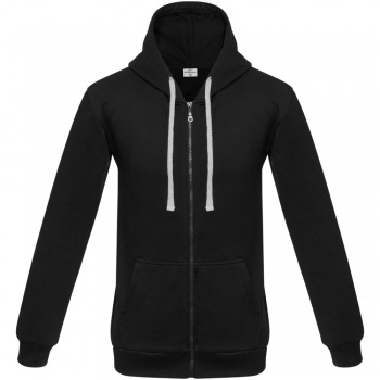 Толстовка на молнии с капюшоном Unit Siverga Heavy, черная