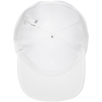 Бейсболка Snapback с прямым козырьком, белая Бейсболка Snapback с прямым козырьком, белая
