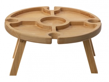 Деревянный столик на складных ножках "Outside party"