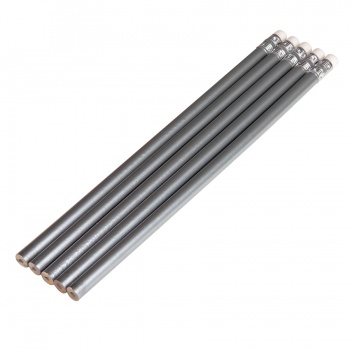 Набор карандашей VIKIN (5шт), 3,9х19,2х0,8см, серебристый, дерево, картон