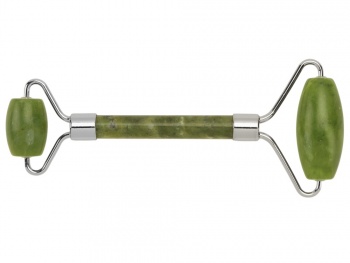 Сет роллер и гуаша "Rituals" из нефрита, зеленый