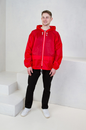 Ветровка унисекс STAN таффета 190T PU, 65, 306, Черный,  (173)  (52/XL)