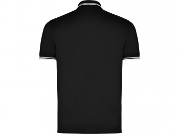 Рубашка поло "Montreal" мужская, черный/белый