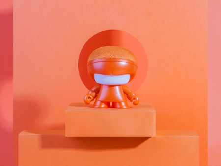 Портативная колонка Bluetooth XOOPAR mini Xboy Metallic, оранжевый