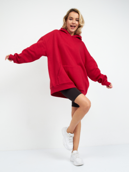 Худи унисекс STAN оверсайз интерсофт 320, 69, Т-красный,  (014)  (50/L)