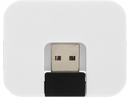 USB Hub "Gaia" на 4 порта, белый