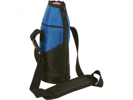 Сумка-холодильник «Coolflask», синий/черный