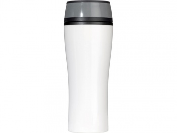 Термокружка с крышкой 360 градусов «Track», 400 мл, белый