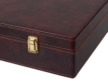 Дипломат подарочный, бордовый