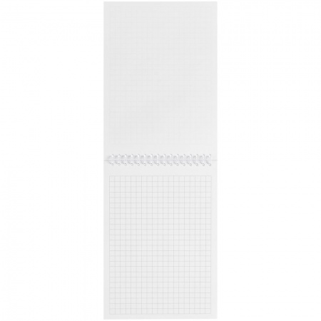 Блокнот Issa в клетку, белый