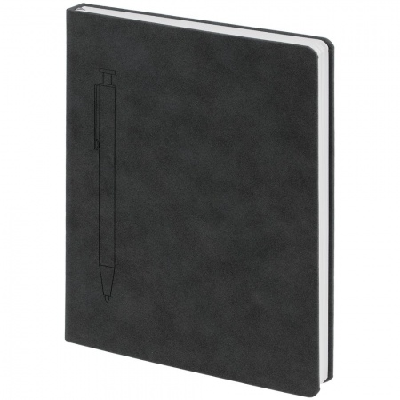 Набор Magnet с ежедневником, серый с розовым