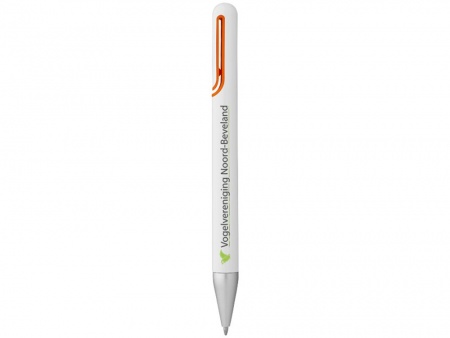 Ручка шариковая "Nassau", белый/оранжевый