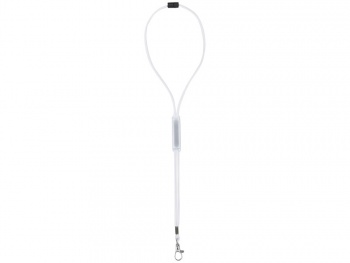 Шнурок Landa с регулируемой вставкой, белый