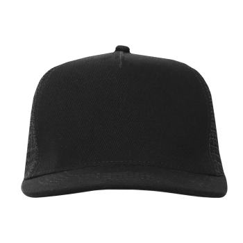 Бейсболка прямой козырёк STAN 5 клиньев хлопок 330, 09, Чёрный,  (20)  (56-58)