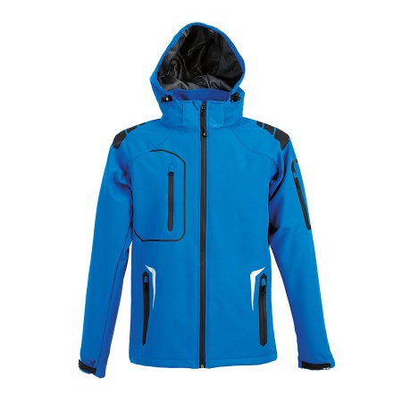 Куртка мужская "ARTIC", ярко-синий, 2XL, 97% полиэстер, 3% эластан,  320 г/м2