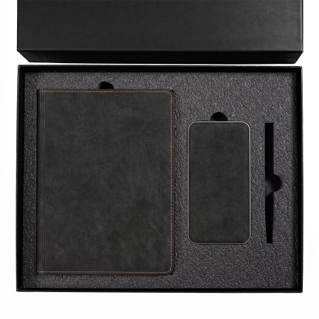 Набор подарочный  EMBER: ежедневник и power bank в коробке  с ложементом