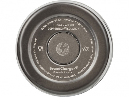 Вакуумная термокружка с медной изоляцией «Calix», 400 мл, серый