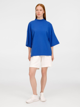 Футболка оверсайз унисекс T9, синяя