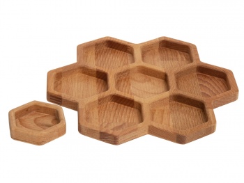 Менажница соты с одной соусницей "Соты"