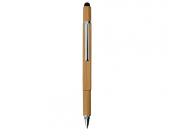 Ручка-стилус из бамбука «Tool» с уровнем и отверткой