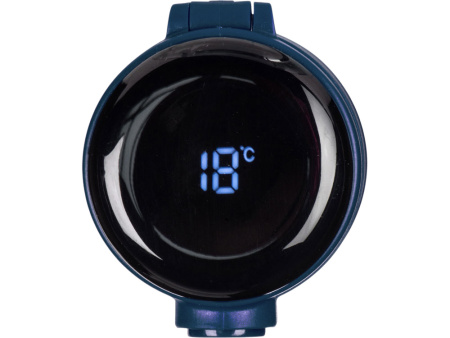 Вакуумная термокружка Waterline с медной изоляцией «Bravo», 400 мл, тубус, темно-синий