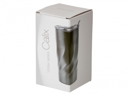 Вакуумная термокружка с медной изоляцией «Calix», 400 мл, серый
